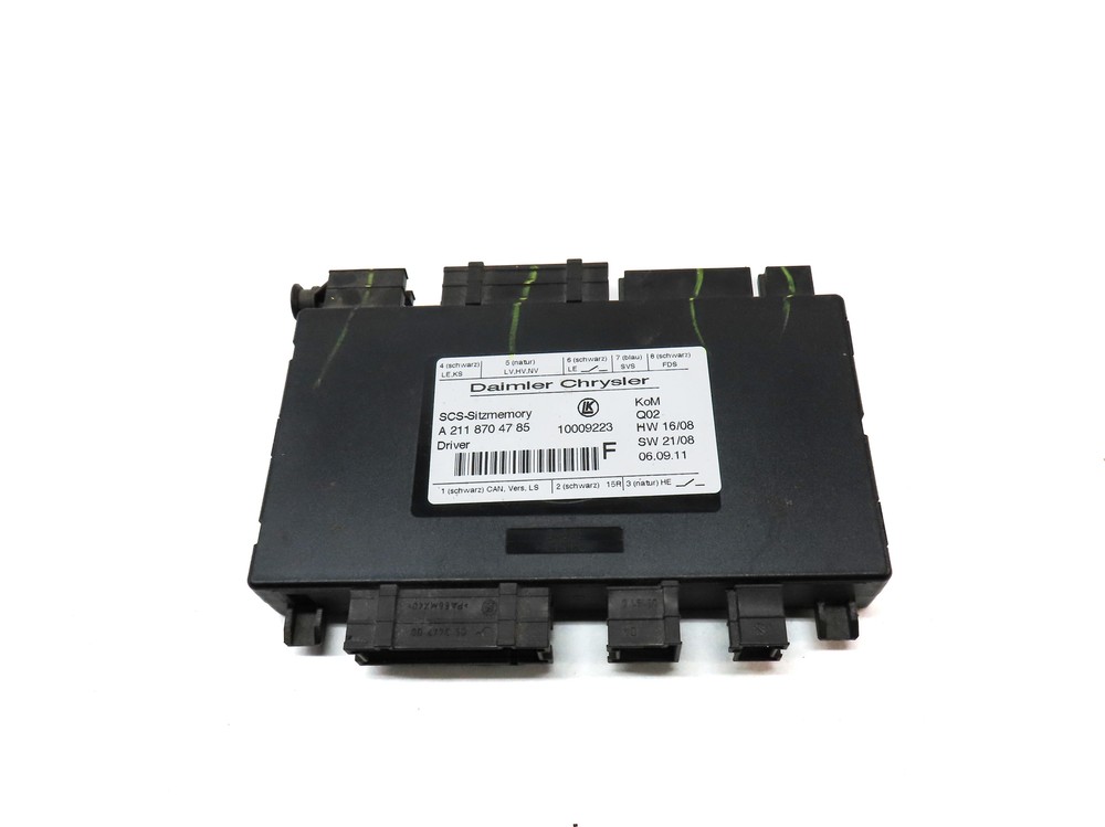 2012 MERCEDES GL450 (X164) FRONT LEFT DRIVER SEAT CONTROL MODULE