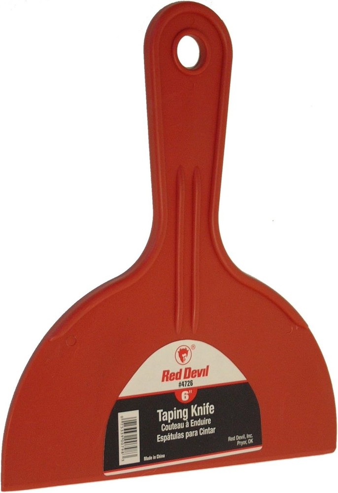 Lightweight Flexible Plastic Taping Knife for Joint Compound Application