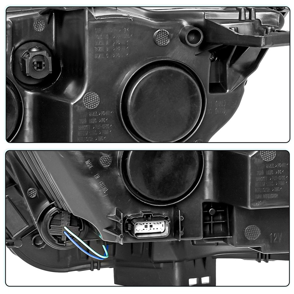 Headlight Assembly for 2015-2018 Edge Projector Halogen Right Passenger Side