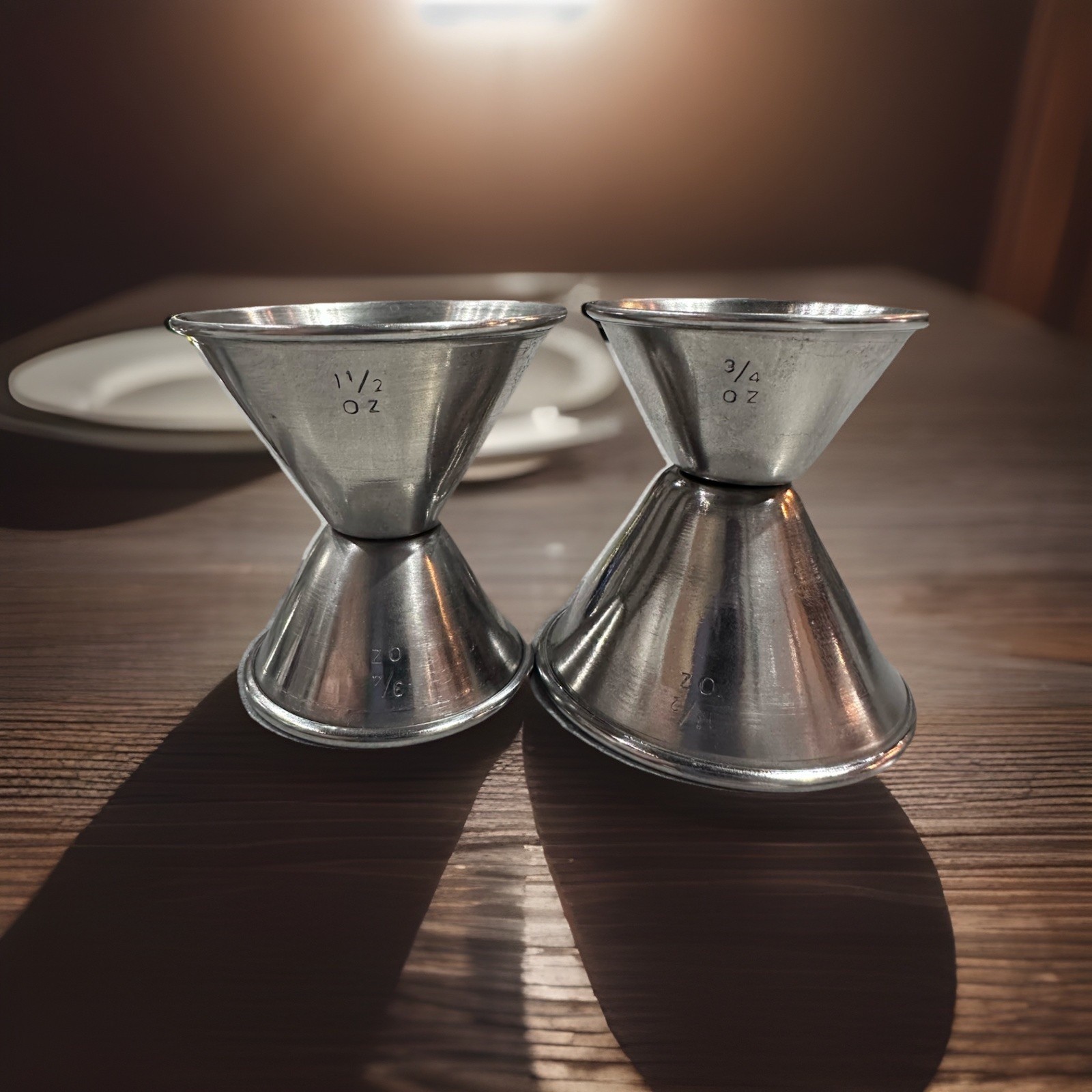 Stainless Steel Jigger 3/4oz -1 1/2oz (.75oz - 1.5oz)