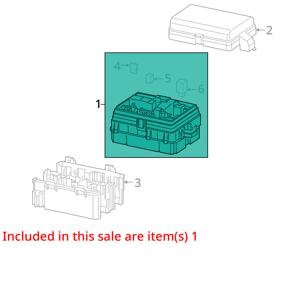 Fuse Box Engine 85561330 For 22-23 Silverado 1500 2865404