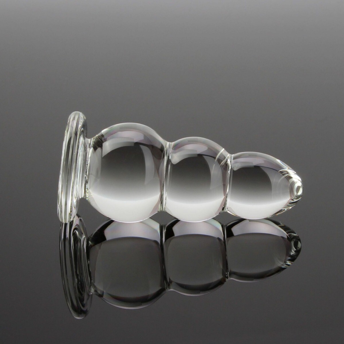 Glass Beaded Anal Dildo Butt Plug Beads Anal Stretching Training Sex Toys