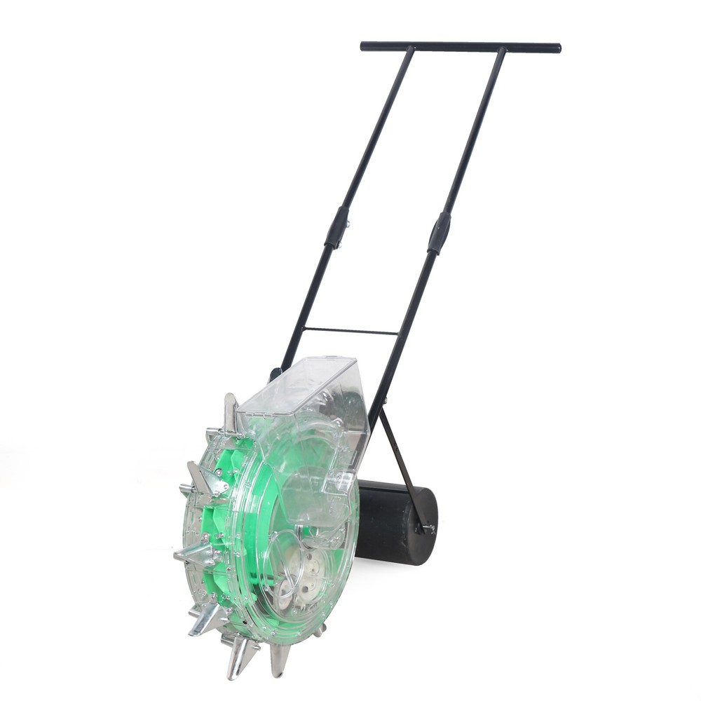 Hand-push Roller Seeder Manual Seed Planter Peanut Corn Fertilizer Applicator US