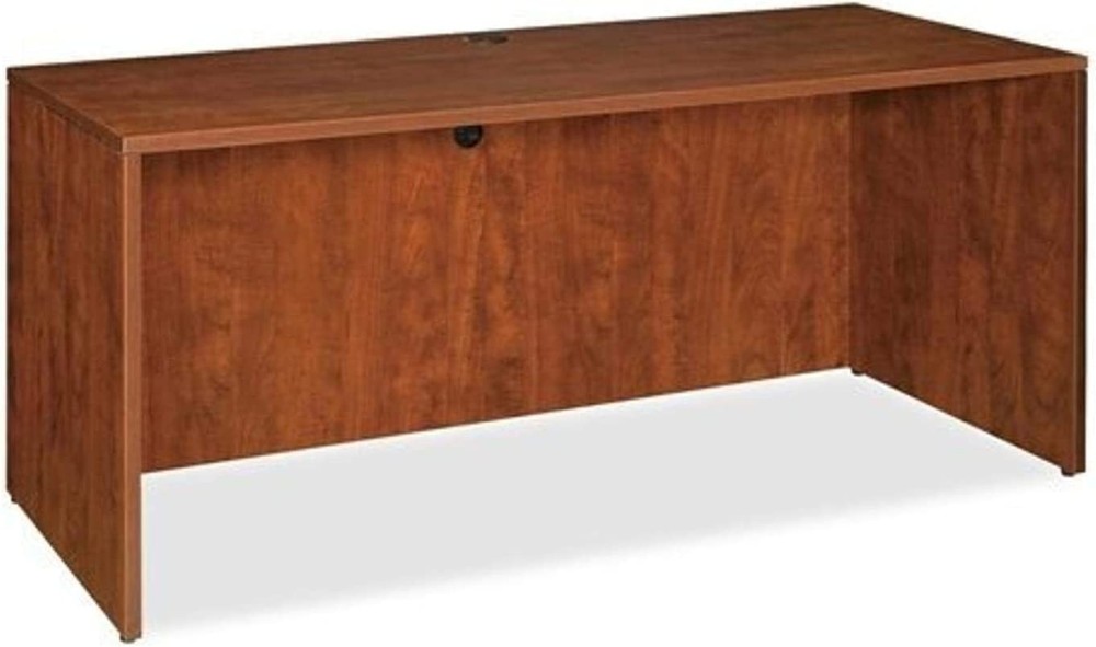 Lorell Essentials Credenza Shell 66"x24"x29-1/2" Cherry Laminate LLR69413