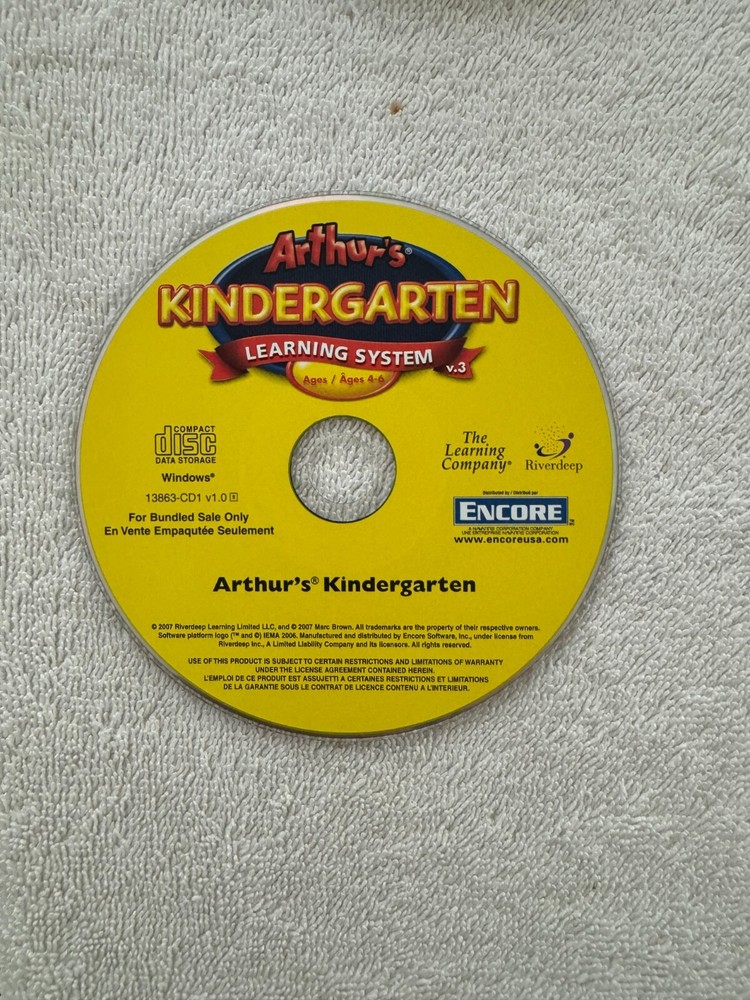 Arthur's Kindergarten Learning System v3 - 2007 Riverdeep