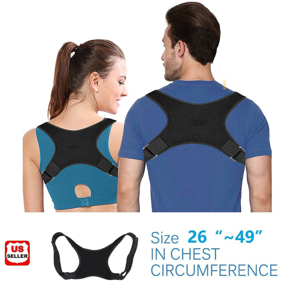 Adjustable Posture Corrector Back Shoulder Support Correct Brace Belt Men Women