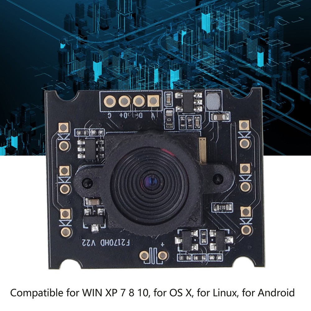 USB Camera Module 2MP High Definition 75° View Angle Manual Industrial