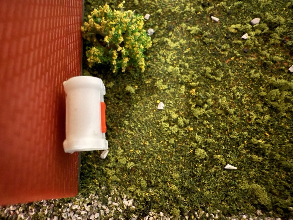 1:48 O Gauge Mail box - White