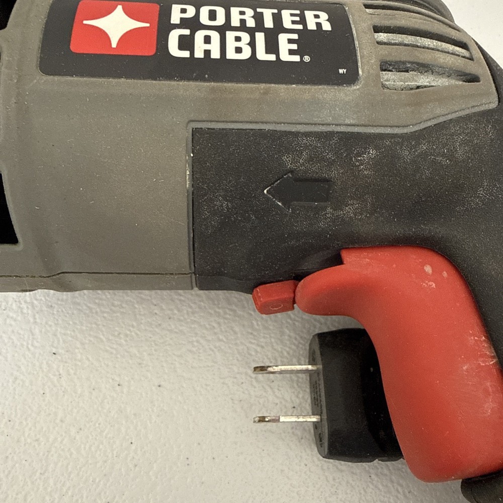 Porter Cable PC600D 3/8” Drill 6.0 Amp Corded w/ Box Manual