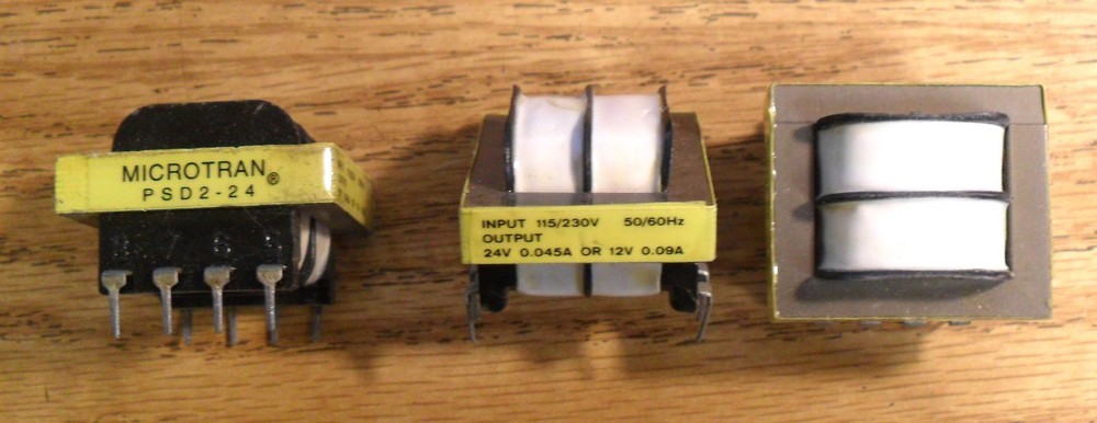 Miniature 24V Recitifier Transformer - Microtran PSD2-24 - New