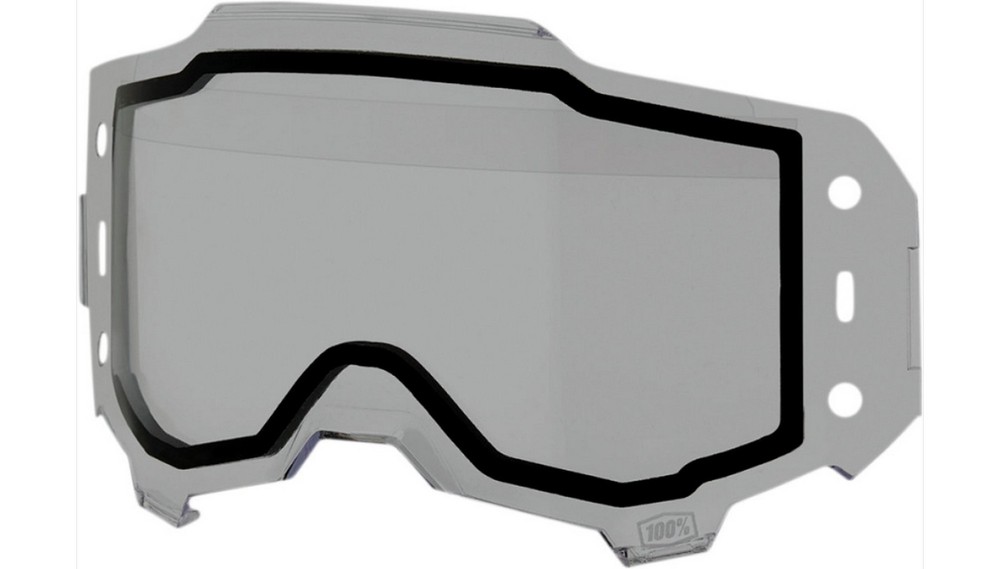 100% Armega Goggles Forecast Dual Lens Smoke