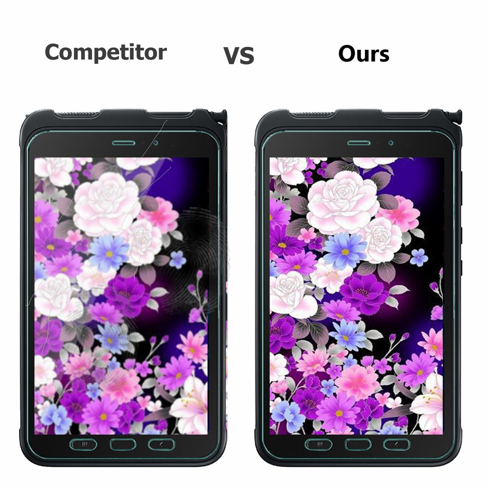 2 PCS Tempered Glass Screen Protector For Samsung Galaxy Tab Active3 8.0" 2020
