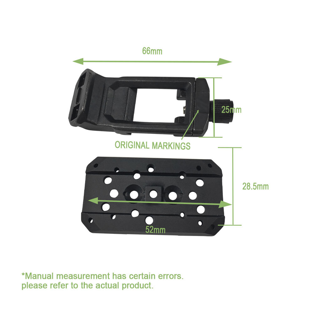 For RMR Red Dot Sight Mount Side 45°Offset Optics Mounting Base Accessories Rail