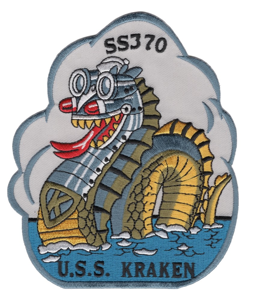 SS-370 USS Kraken Patch - Large