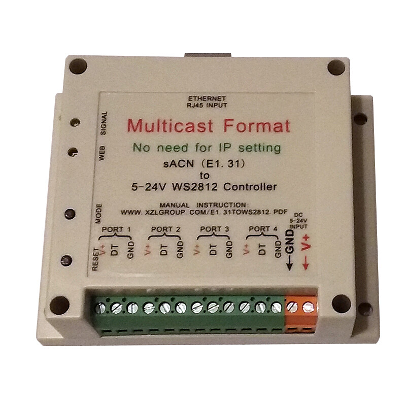 1PC Controller / Interface Multicast sACN (E1.31) to WS2812/2811