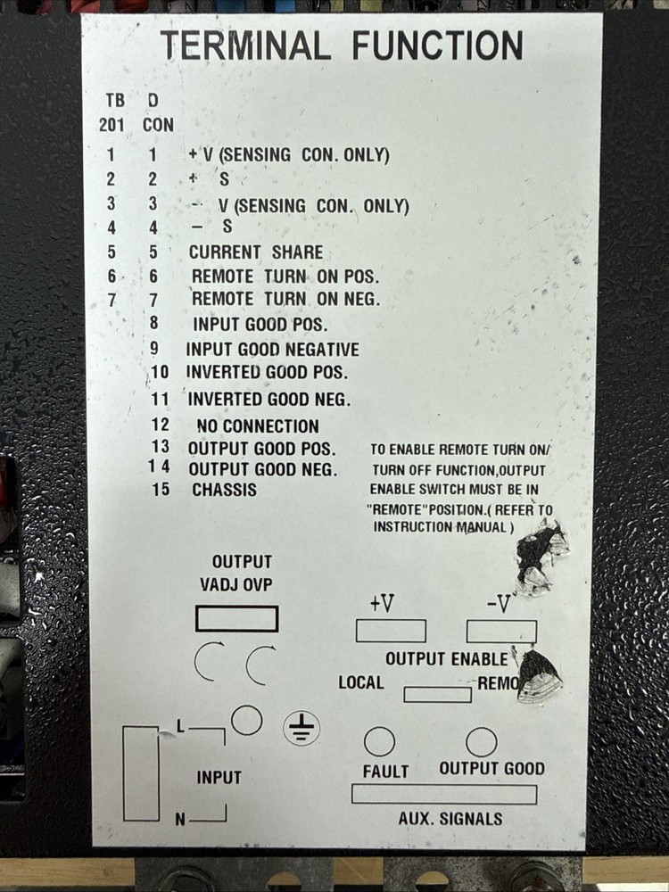 Lambda Power Supply LZS-1500-3 P0904HM (See Notes)