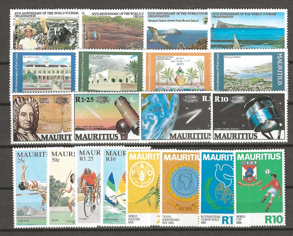 MAURITIUS 1985/86 "Commemoratives" MNH