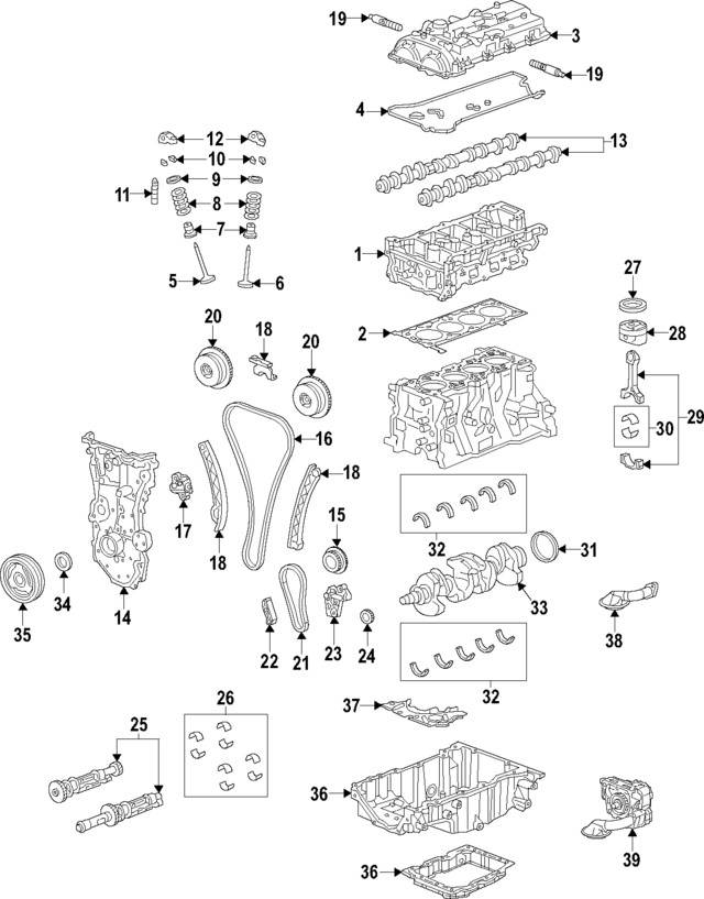 Genuine GM Engine Piston Kit 12652809