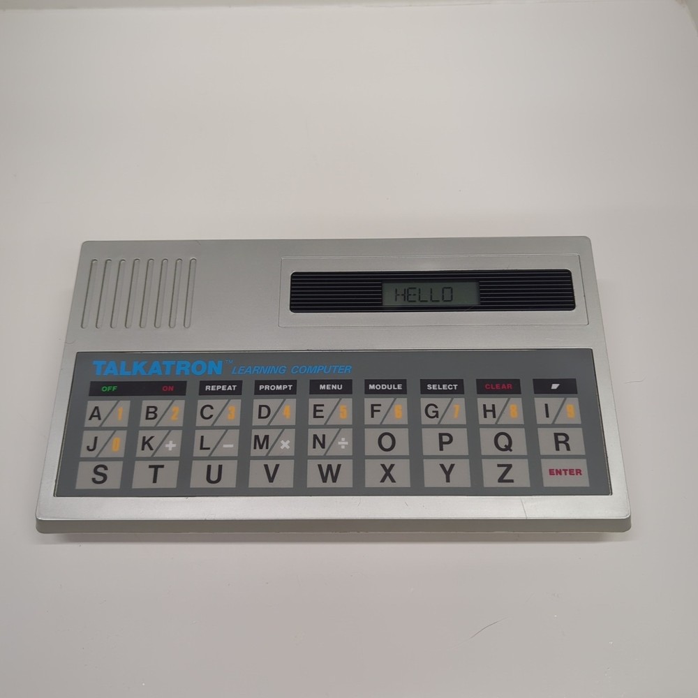 Vintage Sears Talkatron Learning Computer Talking Math Spelling Tiger 1985