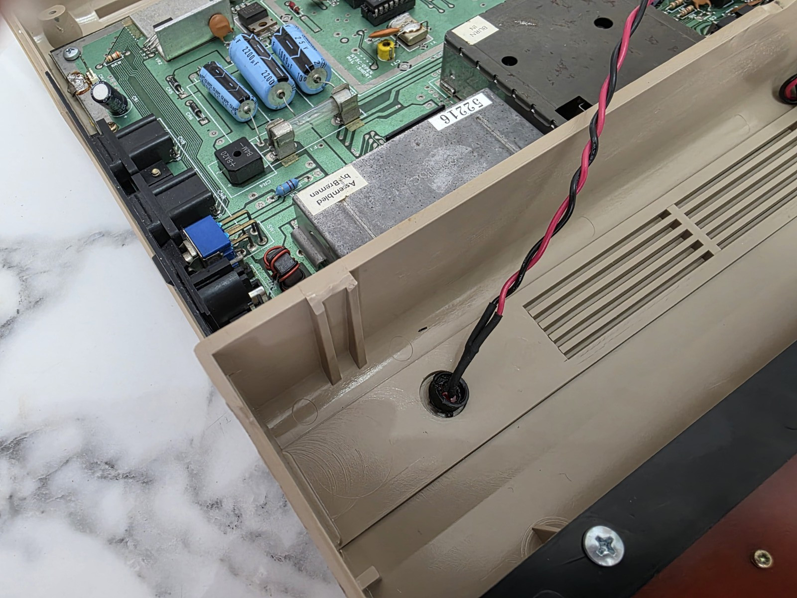 Commodore 64 Vintage Computer With Power Supply - Powers On *Please Read Desc.*