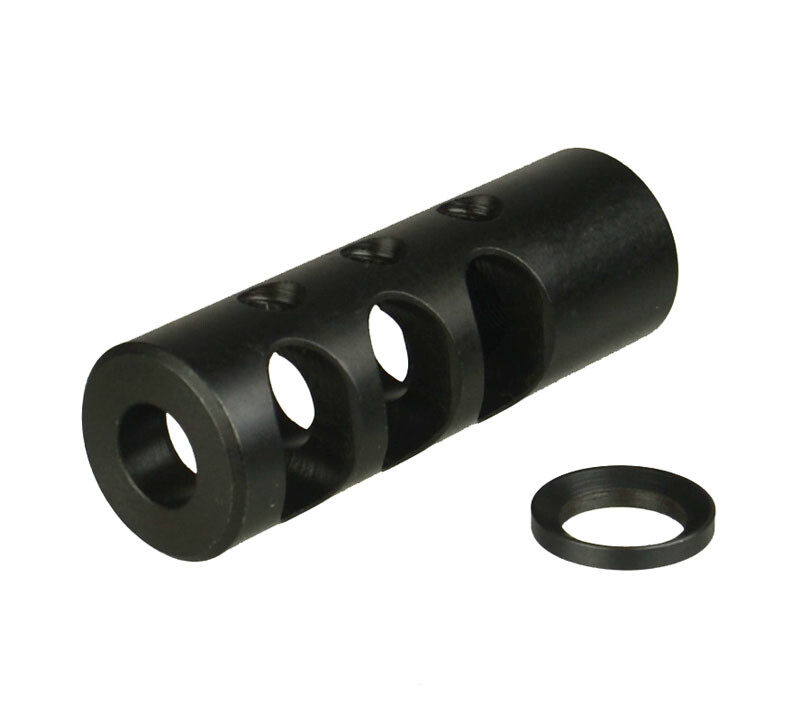 9 mm 5/8x24 TPI Thread Competition Muzzle Brake Compensator For 9mm