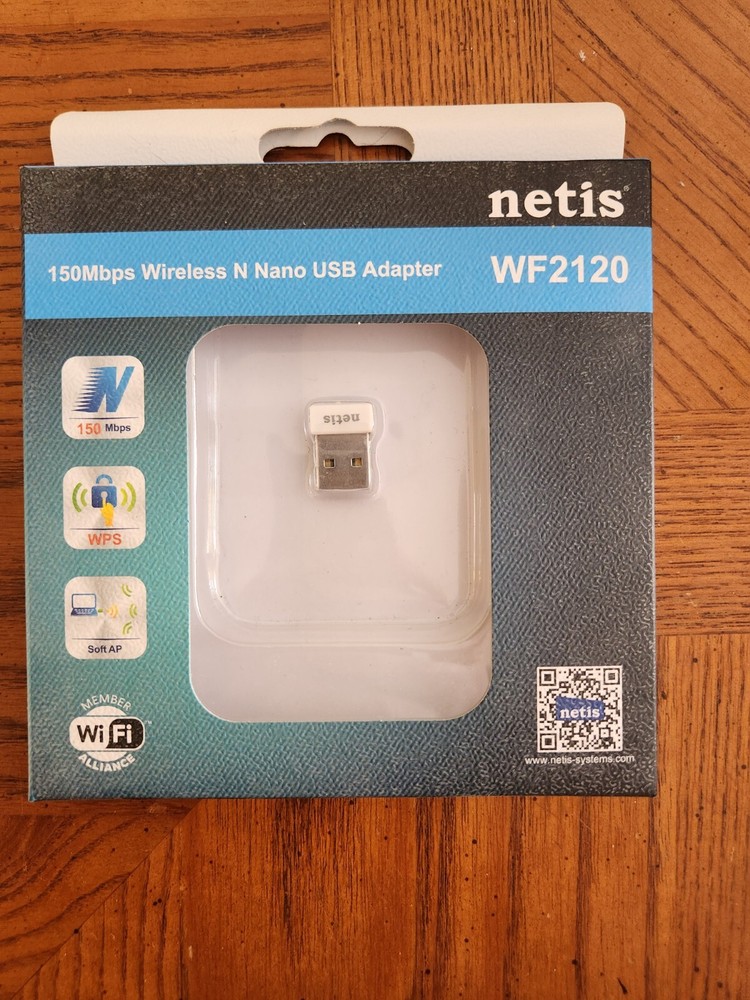Netis WF2120 150Mbps Wireless N Nano USB Adapter Windows 10 8 7 XP