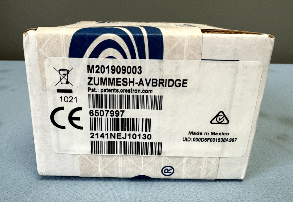 Crestron ZUMMESH-AVBRIDGE AV Bridge Wireless Control Integration Module 6507997