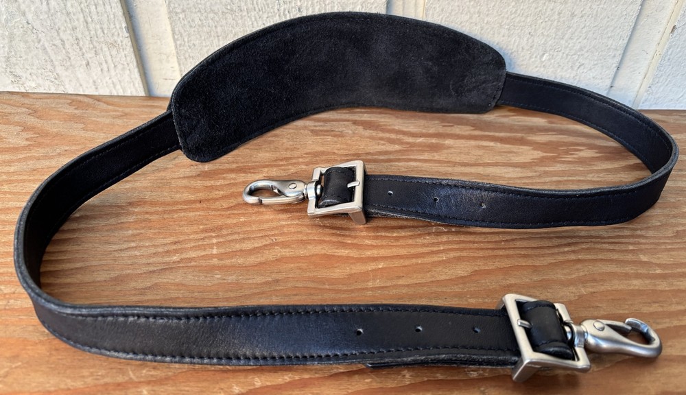 Universal shoulder bag/garment/carry on bag/ replacement strap. Silver hardware