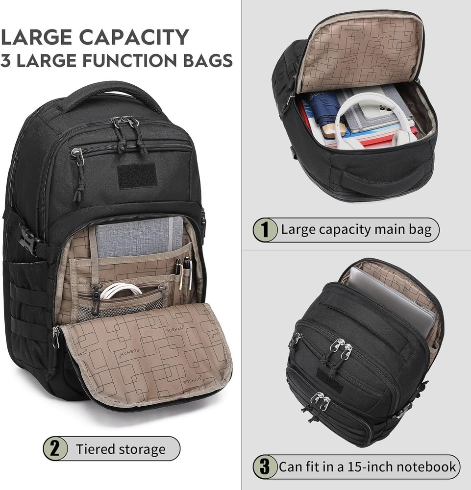 Military tactical backpack backpack men black small tactical assault bag