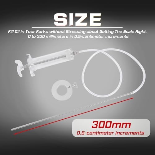 Motorcycle Fork Service Tool Kit, 3PCS Upgrade Fork Oil Level Tool, Spring