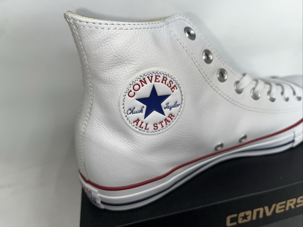 Converse All Stars White Hi Leather