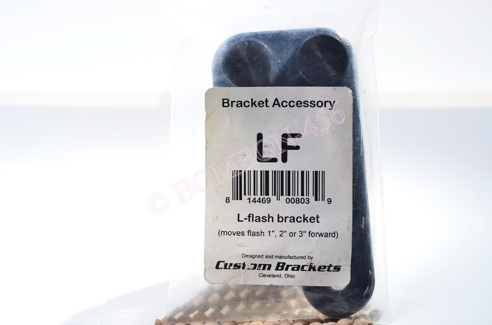 CUSTOM BRACKETS BRACKET ACCESSORIES LF  -L FLASH BRACKET-MOVES FORWARD 1-3" NEW