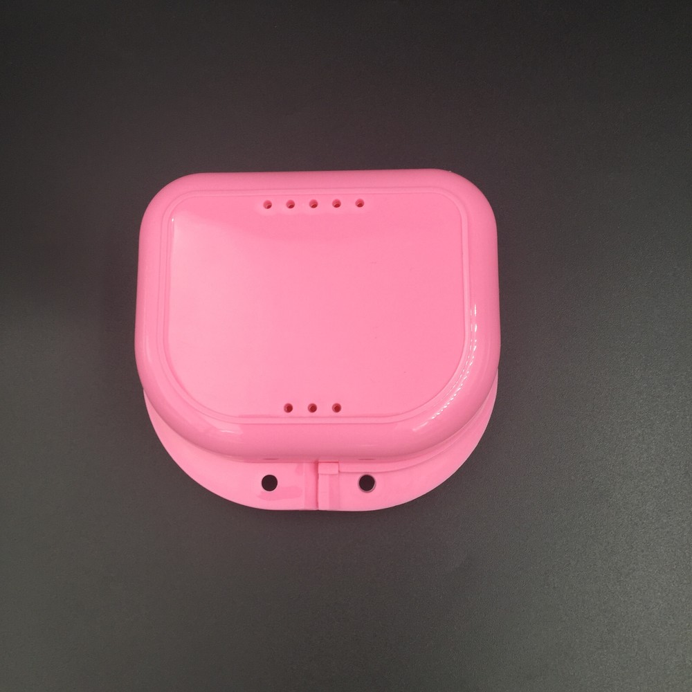 5pcs Dental Retainer Denture Storage Case Box Mouthguard Container Assorted