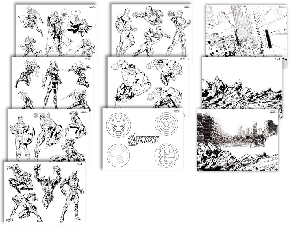 Marvel Avengers Light Up Tracing Pad