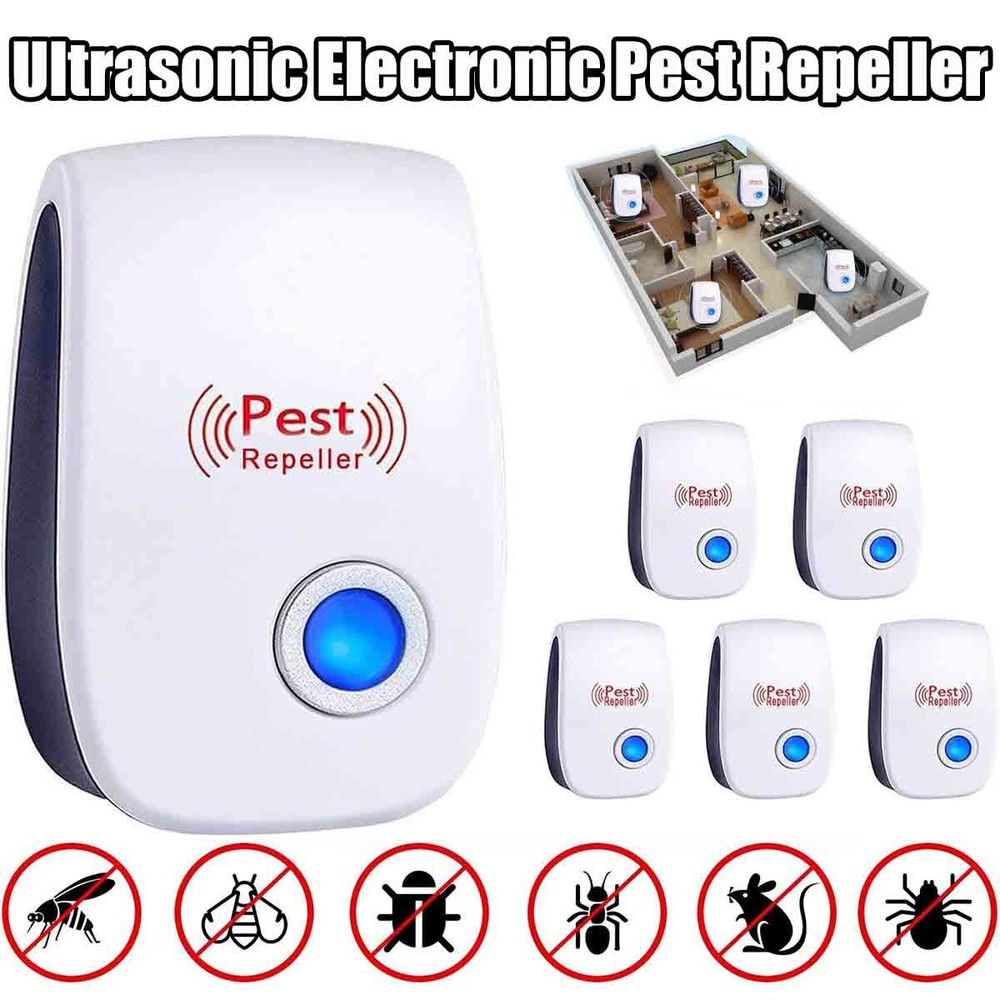 Ultrasonic Pest Repeller Control Electronic Repellent Mice Bug Rat Reject