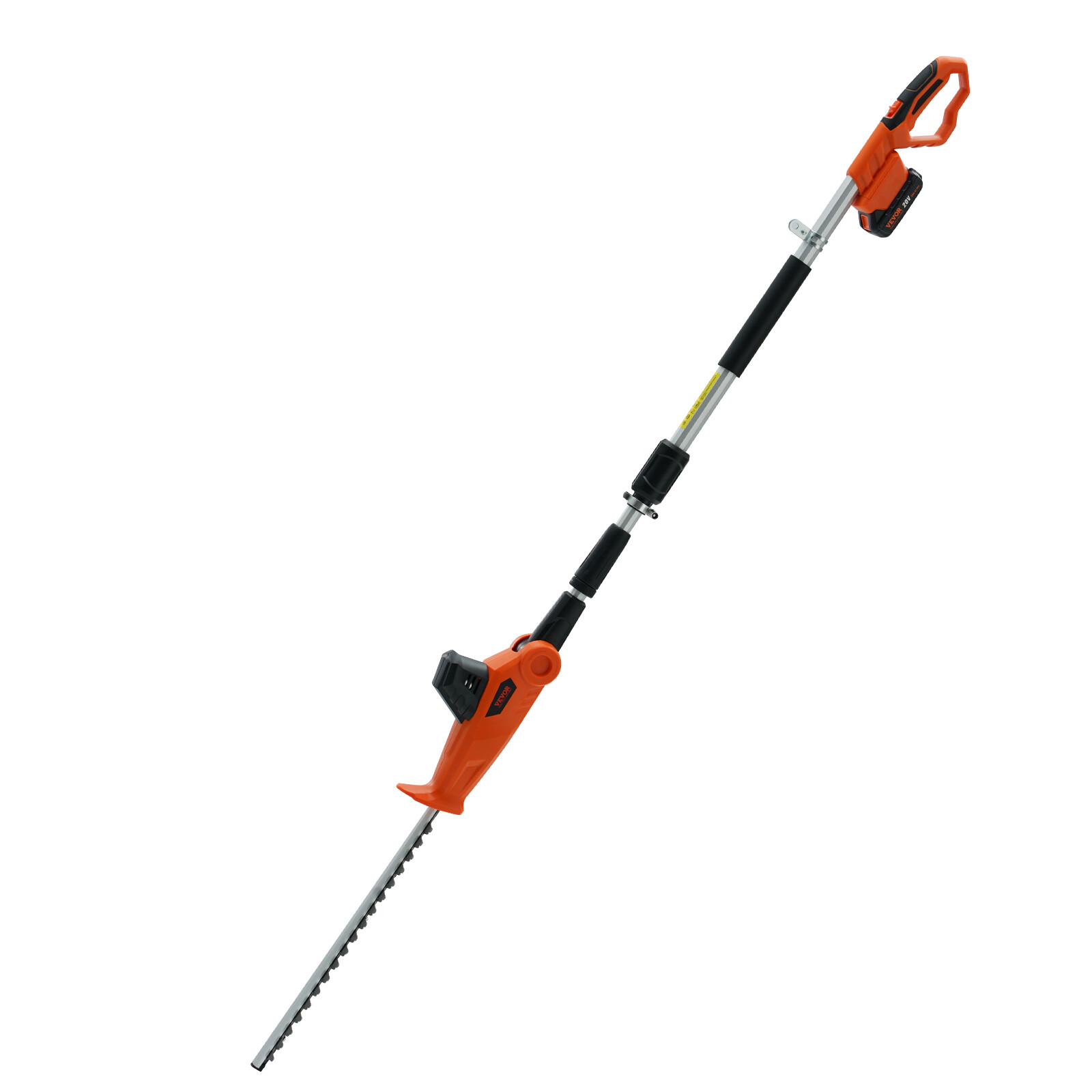 VEVOR 20V Cordless Hedge Trimmer Telescoping Pole Hedge Trimmer 18 inch Blade