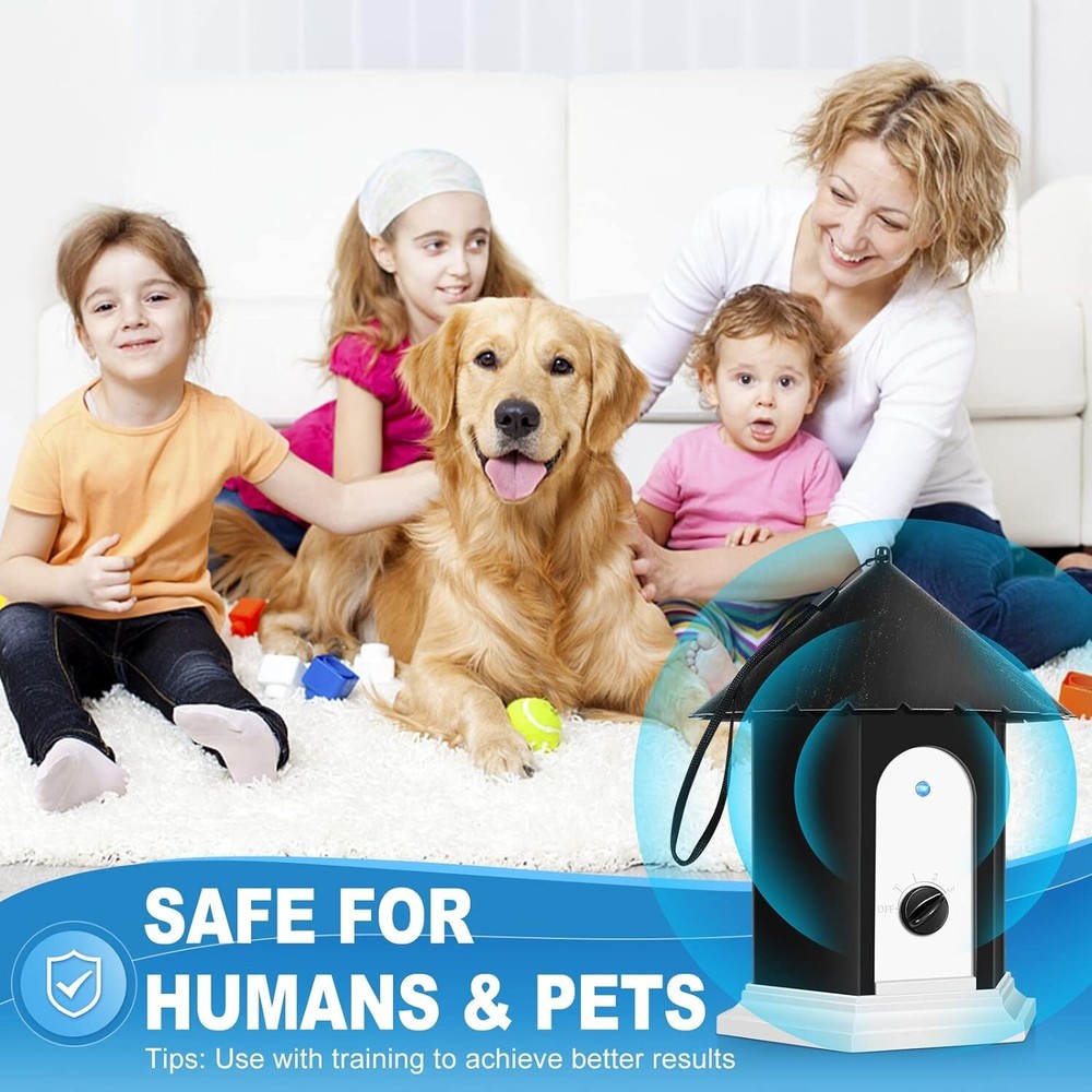 Anti Barking Device, Dog Barking Control Devices with 4 Adjustable Sensitivity &