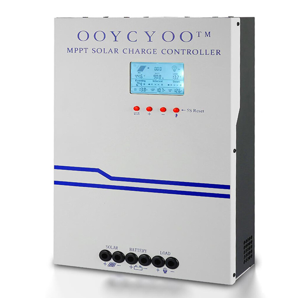 100A MPPT Solar Charge Controller 12V/24V 36V 48V Auto PV 150V MAX 5000W U8