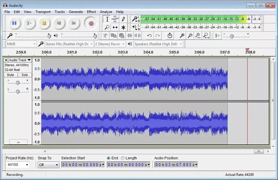 Audacity USB Professional Audio Music Editing Recording Software