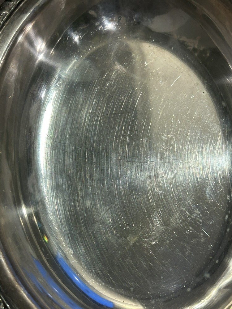 Vintage Gregorian Silver Tone Oval Bowl