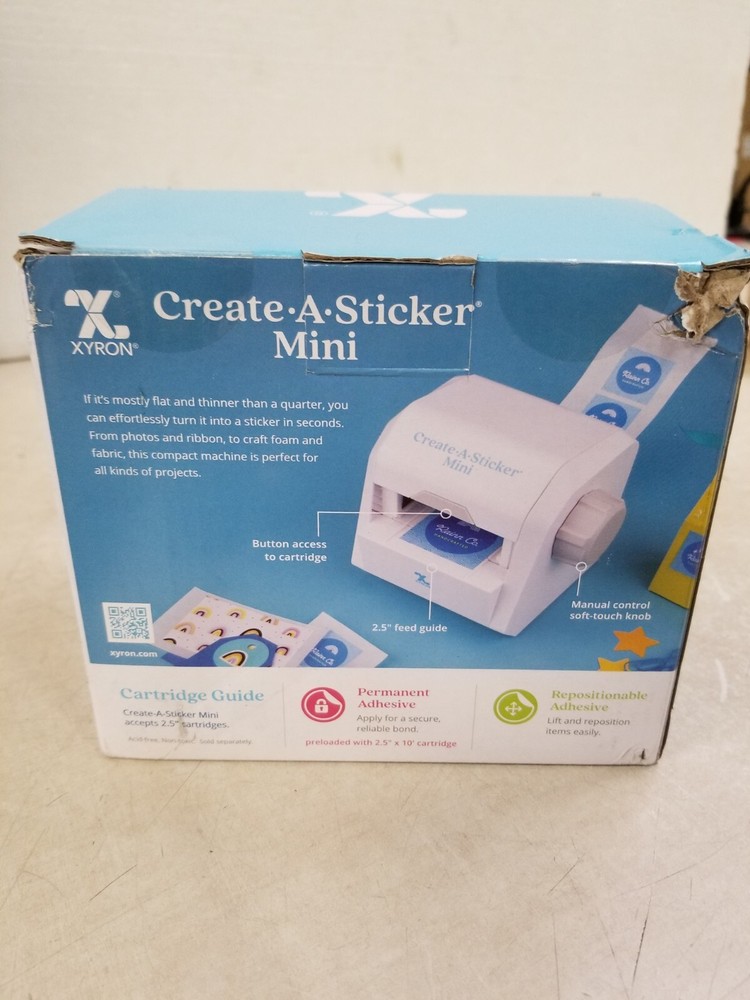 Xyron Create-A-Sticker MINI Machine-2.5" X 10' Permanent XRN250