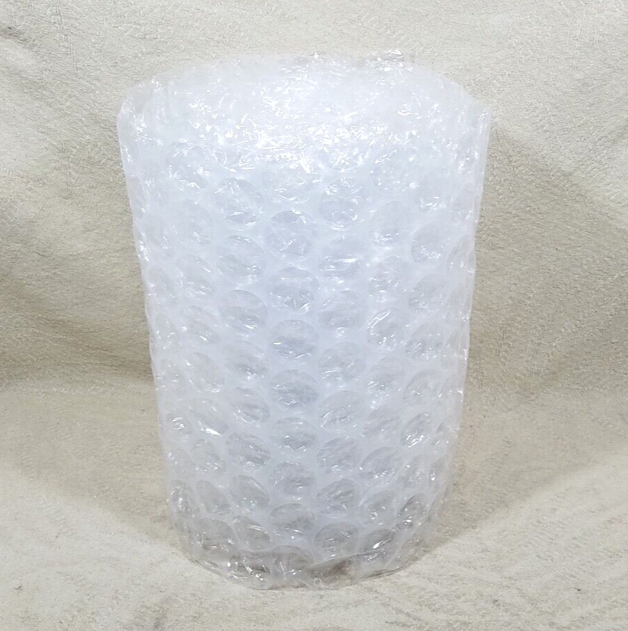 1/2 LARGE BUBBLE CUSHIONING WRAP PADDING 12" x 15' FT ROLL PERFORATED CUTS