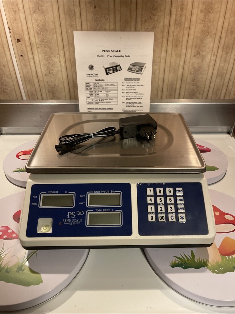 Penn Scale CM-101 30 lb Capacity Price Computing Scale Excellent Condition!!