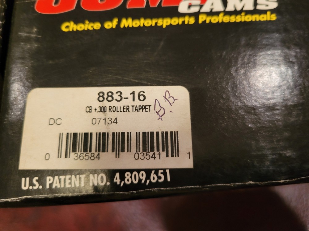 Comp Cams Endure-X Solid Roller Lifters Part # 883-16 BB Chevy BBC V8 396-454