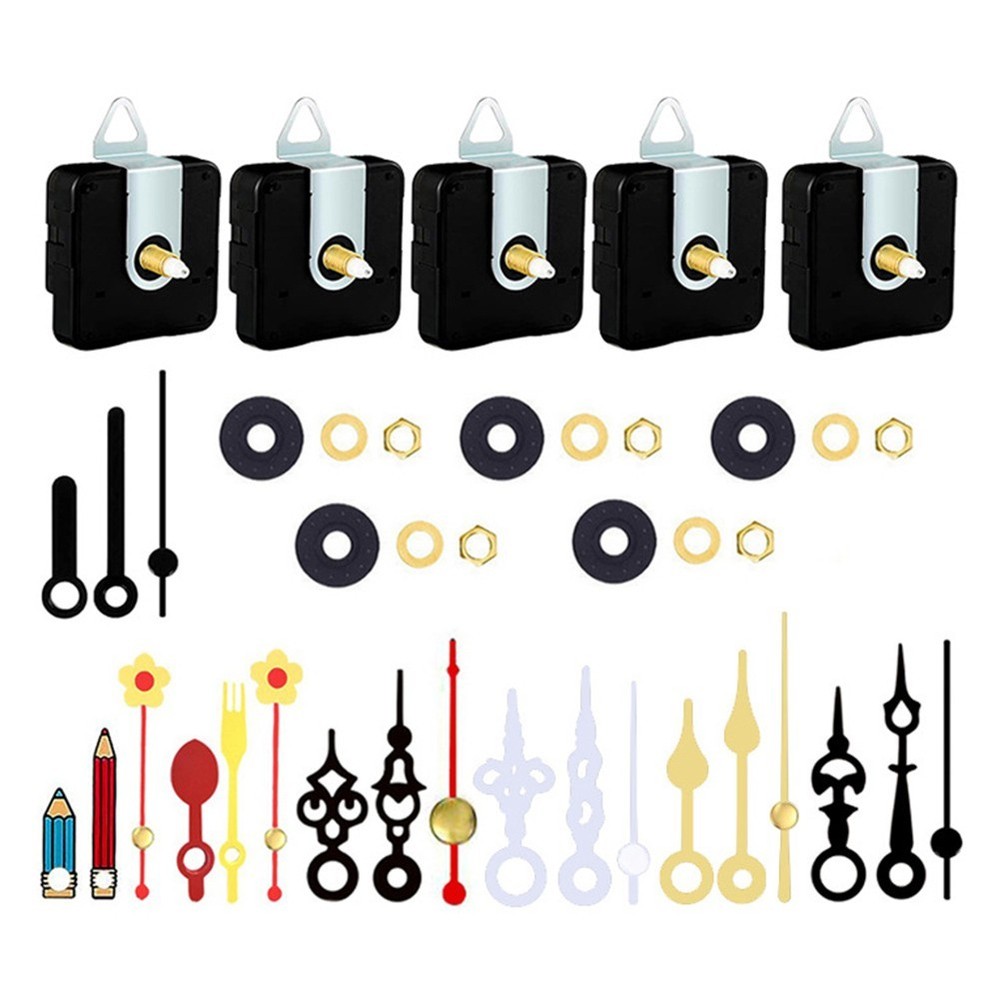 Quartz Clock Movement Replacement Kit Battery Powered Silent Operation