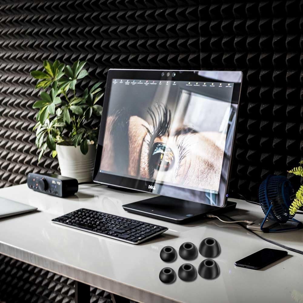 Replacement Eartips for Beats Studio Buds/Fit Pro/Studio Buds+, black