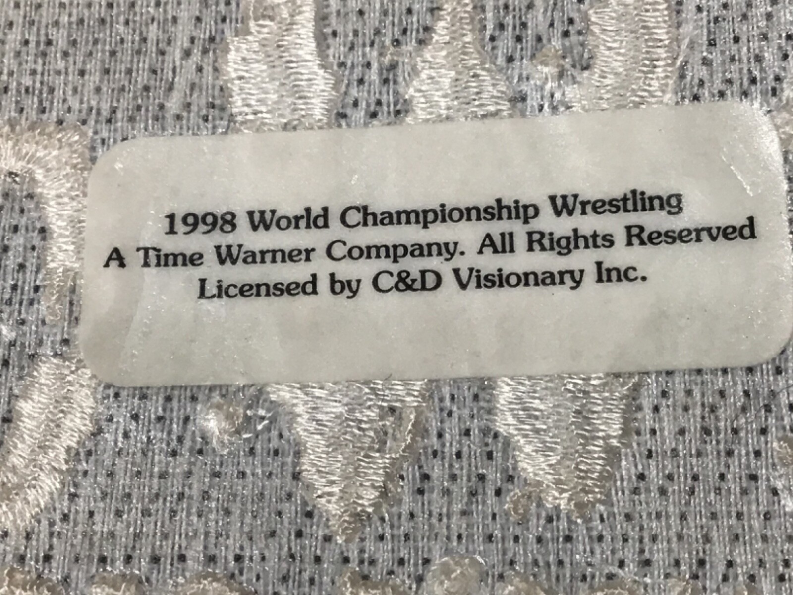 Lot x2 Vintage 1998 N.W.O. World Champion Wrestling NEW WORLD ORDER Patches NWO