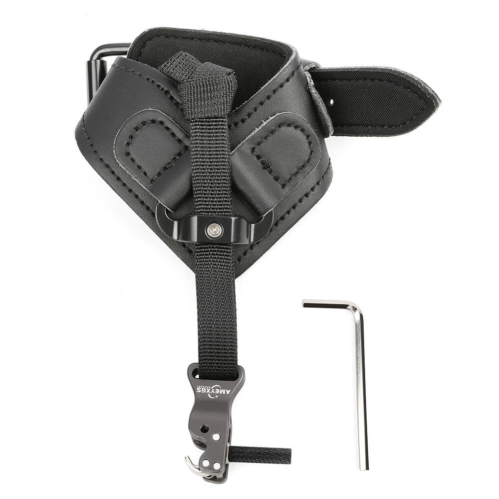 Archery Release Aids Trigger Wrist Strap Compound Bow Hunting Index Finger Hook
