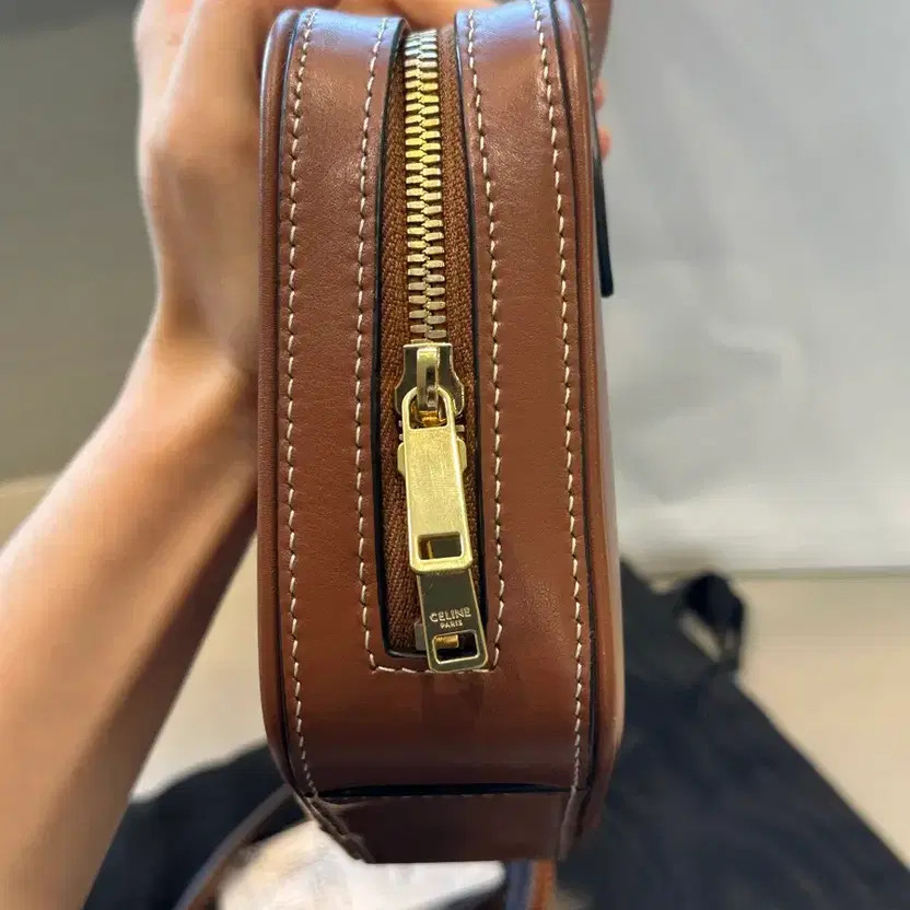Celine Bowling Bag Tan