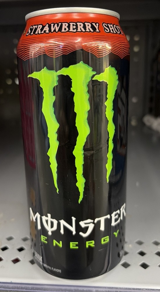 RARE UNRELEASED MONSTER ENERGY STRAWBERRY SHOT.